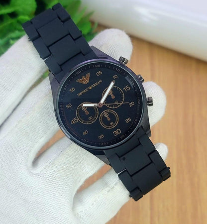 Men’s Stainless Steel Chain Watch – Multiple Color Straps | Premium Casual & Formal Style
