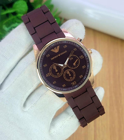 Men’s Stainless Steel Chain Watch – Multiple Color Straps | Premium Casual & Formal Style