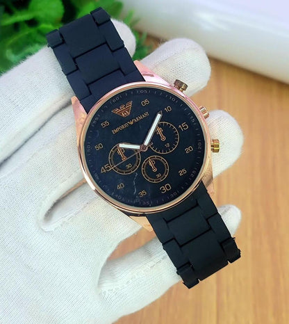 Men’s Stainless Steel Chain Watch – Multiple Color Straps | Premium Casual & Formal Style