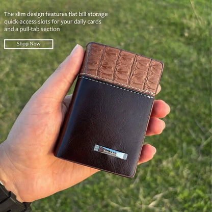 Men’s Premium Leather Wallet – Slim Stylish Durable Multicolor Pocket-Friendly Design
