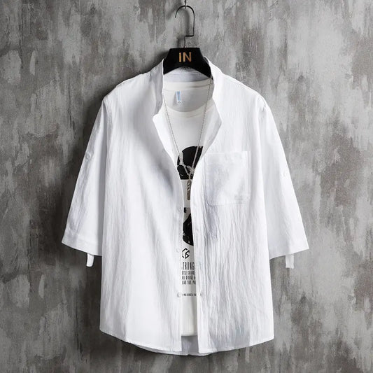 urban-vogue-mens-plus-size-solid-green-short-sleeve-cotton-shirt-front